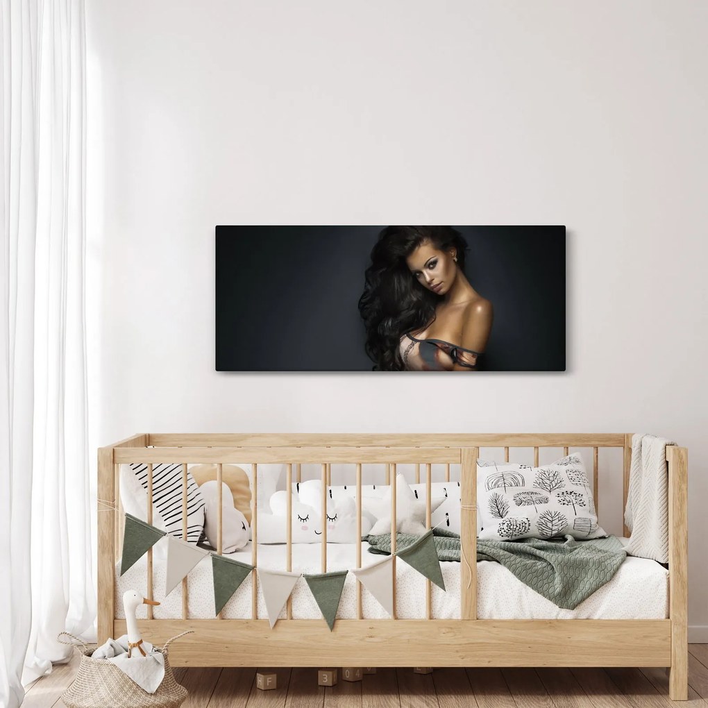 Tablou - Portretul unei femei seducătoare (120x50 cm)