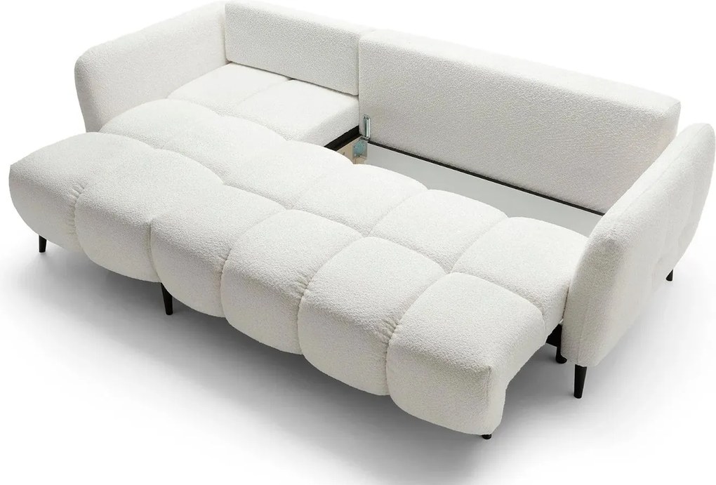 Colțar lemn masiv Apollo extensibil, 250 × 150 × 90 cm - Stânga