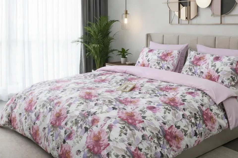 Lenjerie de pat Cotton Pro 100% bumbac – imprimare digitală (April)