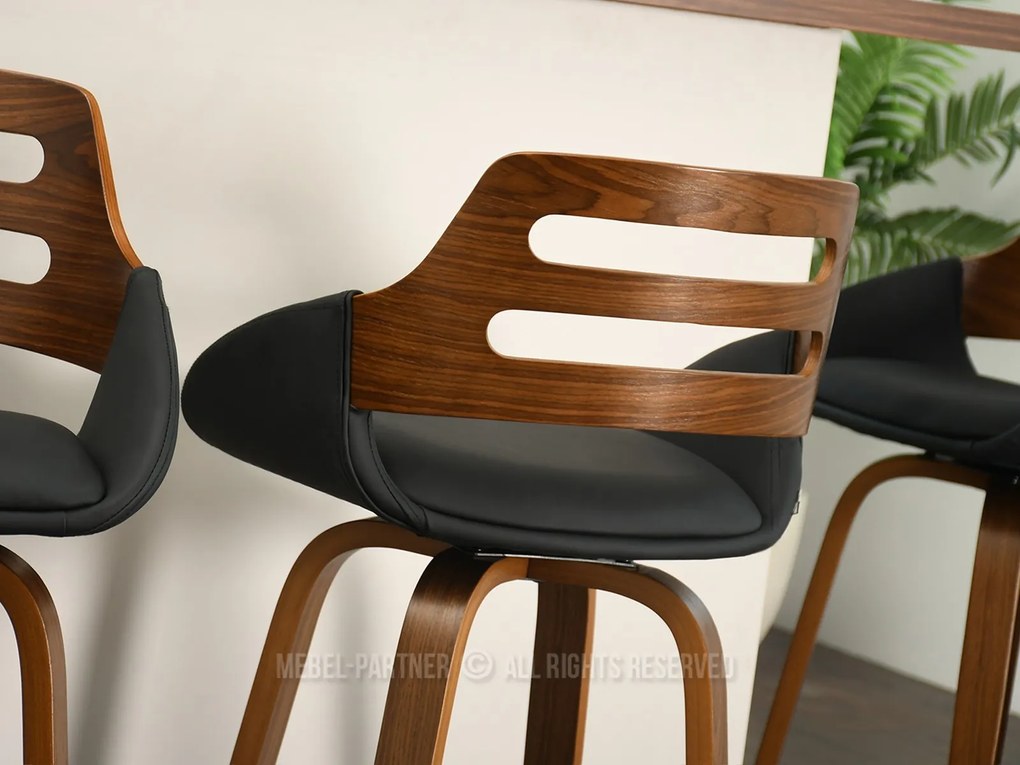 Scaun Theo H (nuc închis + negru). 1110750