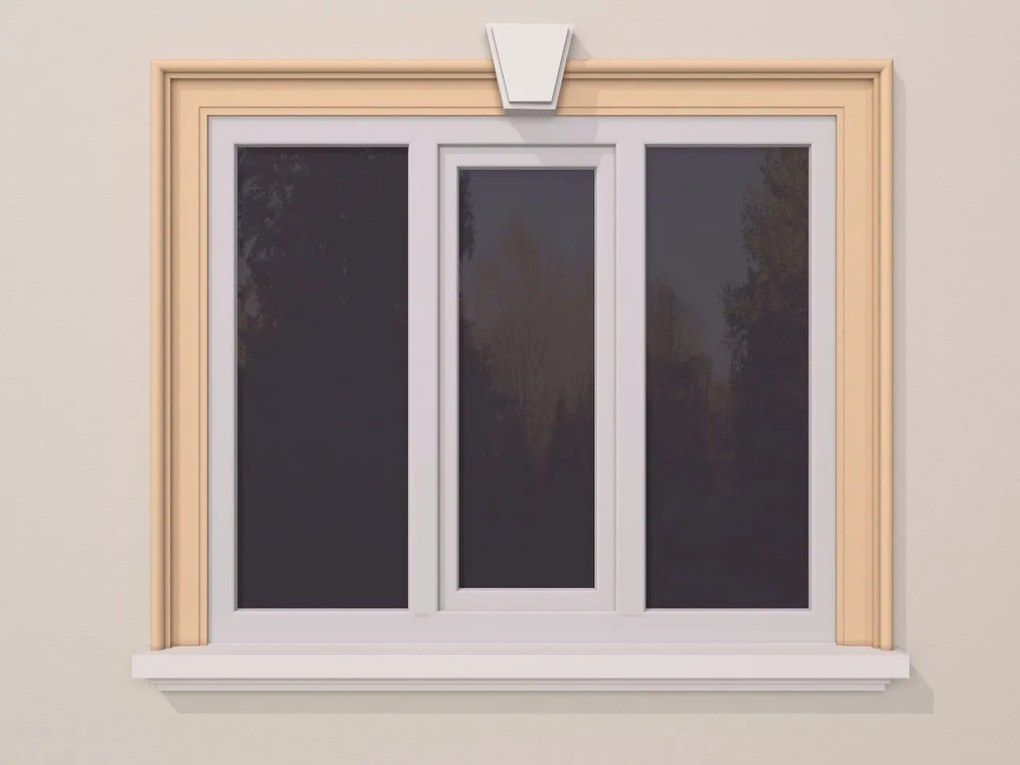 Ancadrament fereastra exterior FP107 dimensiuni 150x60x2000mm