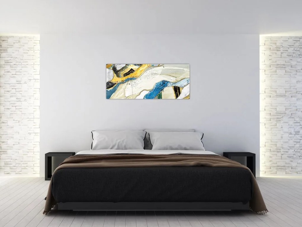Tablou - Marmură colorată (120x50 cm)