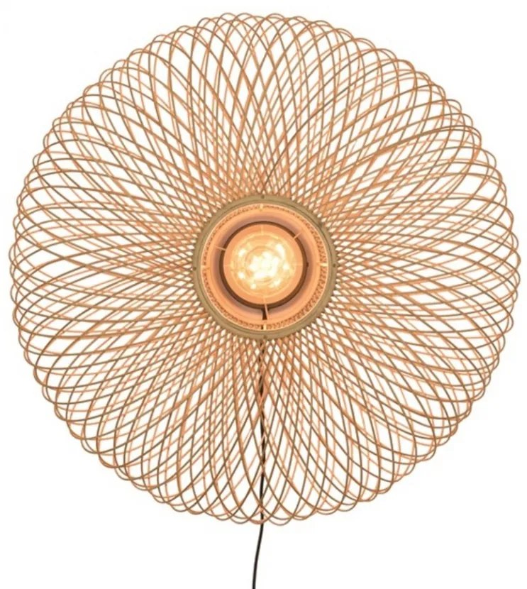 Aplica eco din bambus Cango natur, 60x25cm