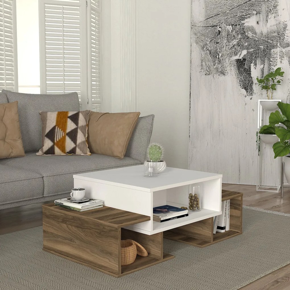Masă de cafea Sarafina White Walnut