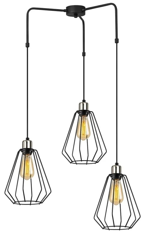 Lustră metalică Opviq lights Mathaios, negru