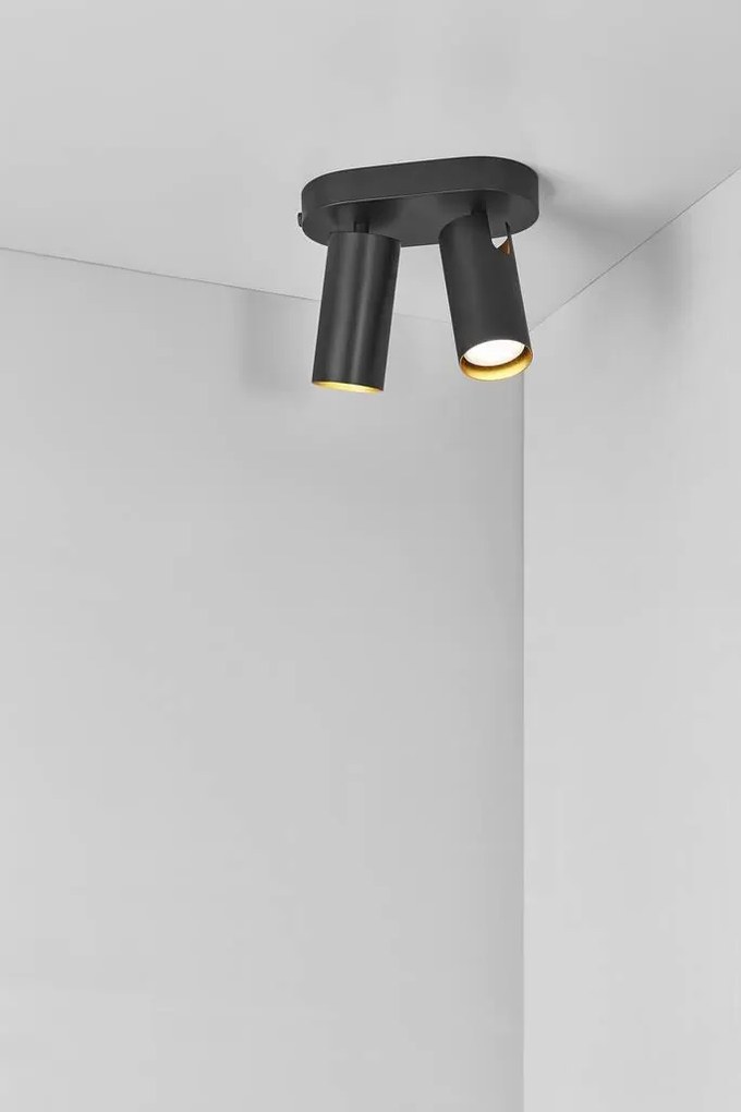 Plafoniera cu 2 spoturi design modern MIMI negru 2120456003 NL