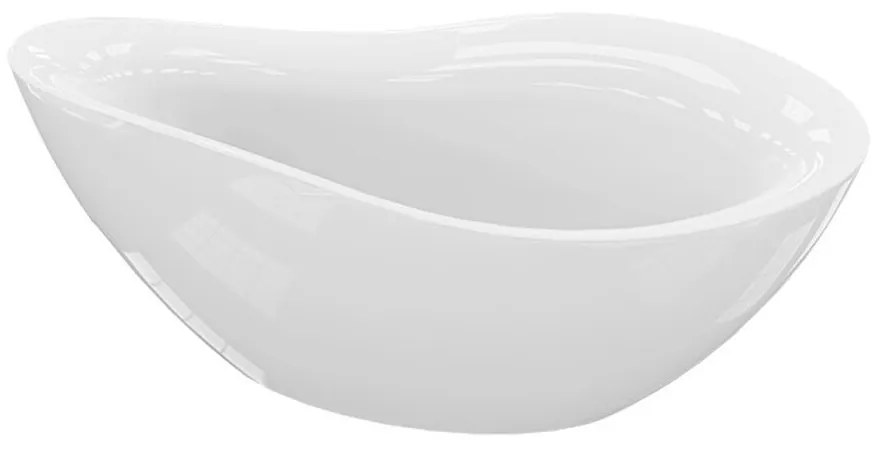 Cada freestanding Rune Oddny acril alb lucios 180x89 cm