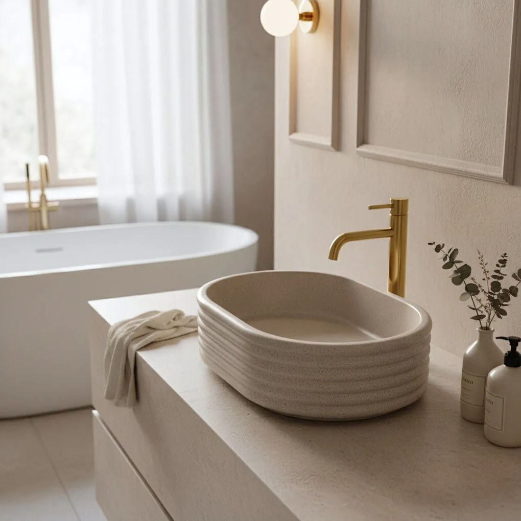 Lavoar pe blat Nicoletta Beige