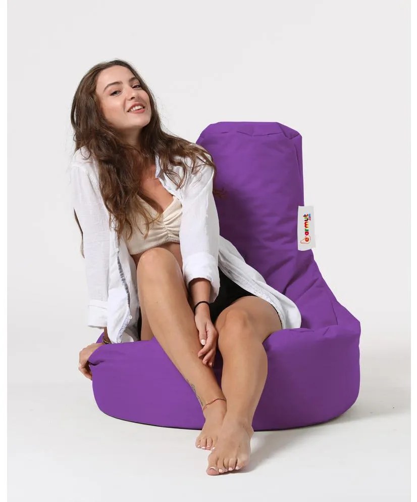 Fotoliu puf Lerna (violet). Promo -6%. 1101685
