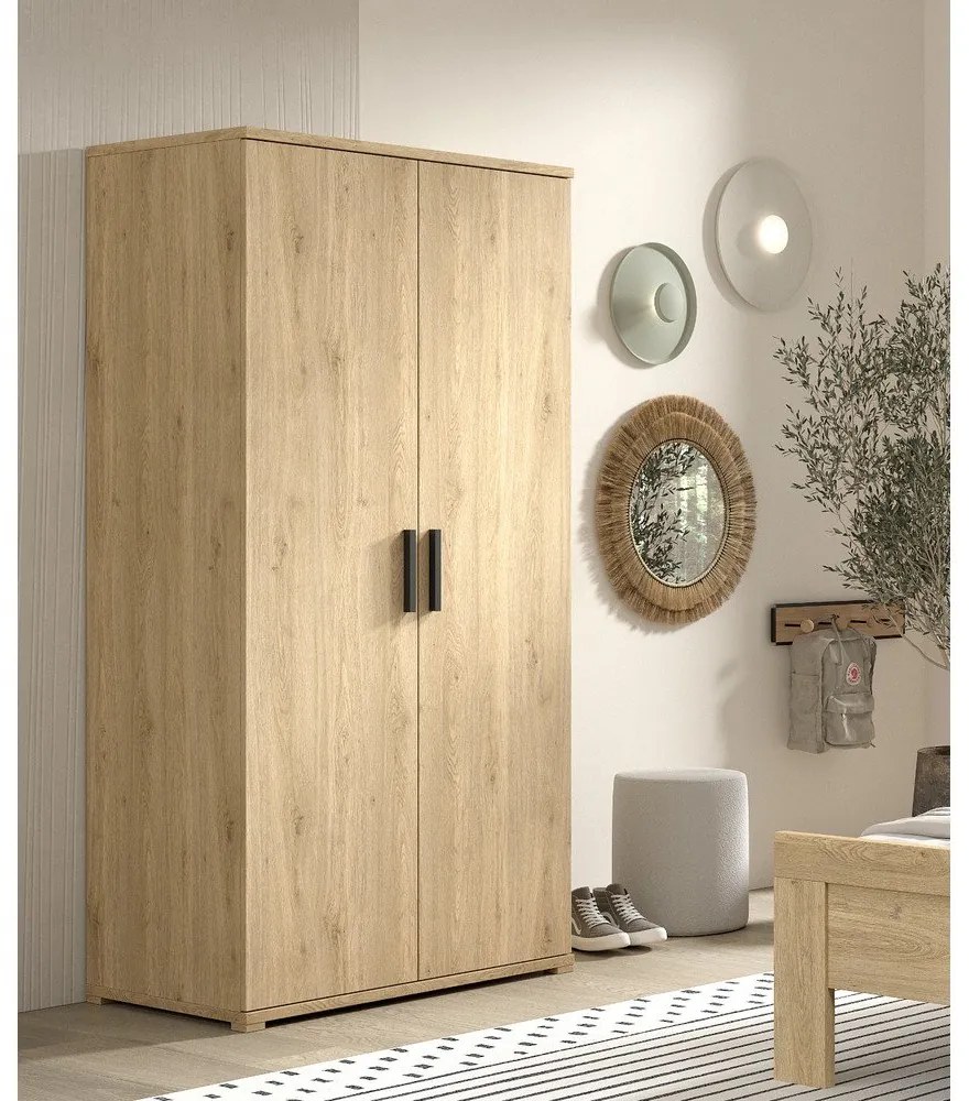 Șifonier de copii în culoare naturală 100x199x59 cm Sam – Vipack