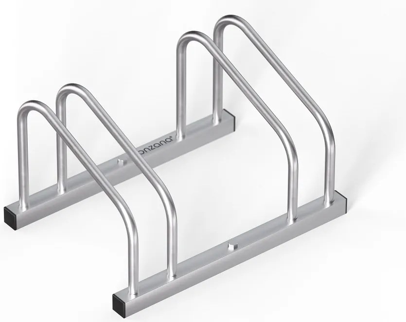 Suport pentru 2 biciclete BIKE, 50x32x27cm, argintiu Monzana