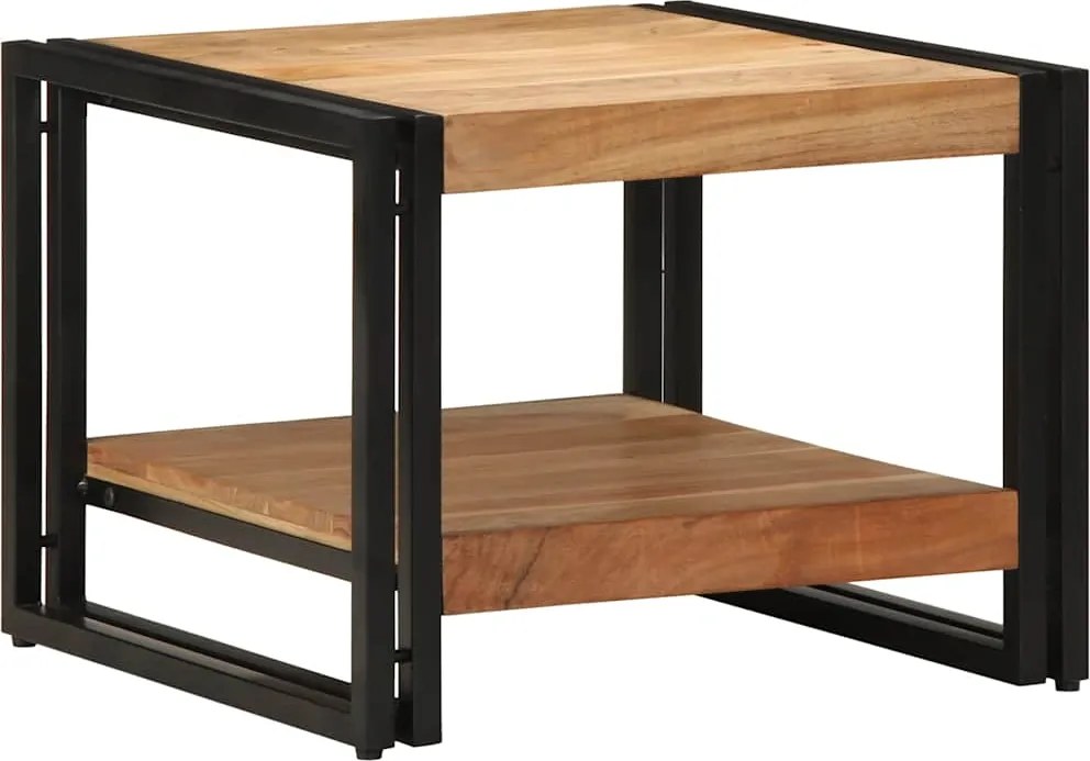 vidaXL Masuta de cafea 50x50x38 cm din lemn masiv de salcam