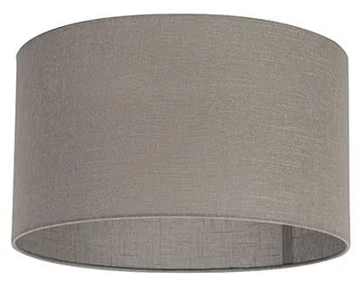 Abajur din bumbac taupe 35/35/20