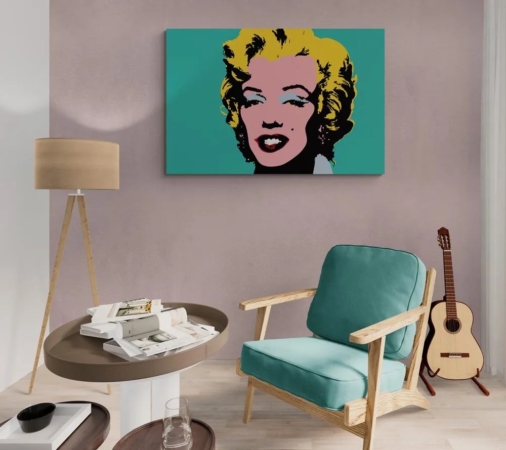 Tablou Marilyn Monroe emblematică în design pop art