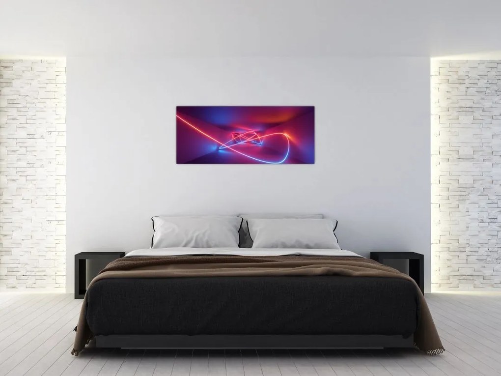 Tablou cu abstracție modernă (120x50 cm)