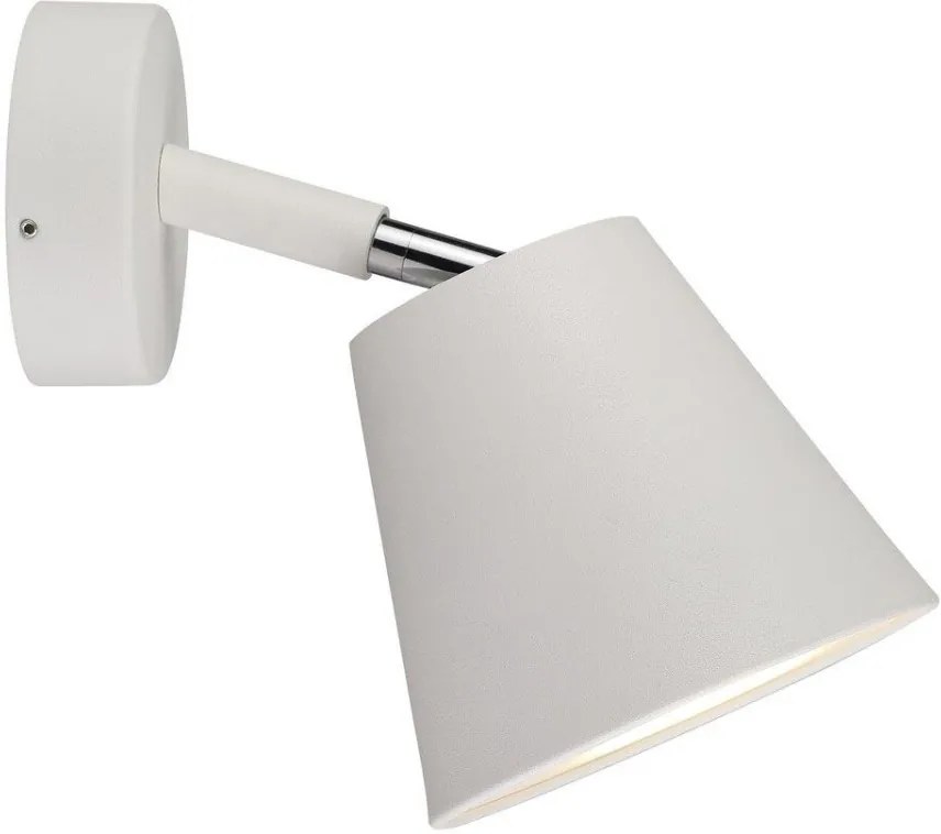 Aplica LED alba din metal si plastic Lampe Blanc Nordlux