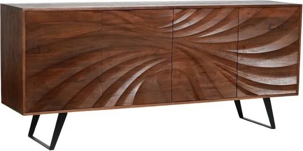 Comoda cu model 3D Hurricane 175cm maro