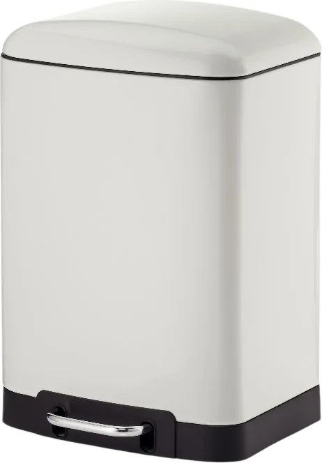 Coș cu pedale Kela DAVINO 12 l, alb