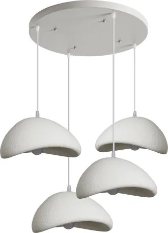 BRILAGI - Lustru suspendat pe cablu WABI SABI 4xE27/60W/230V alb