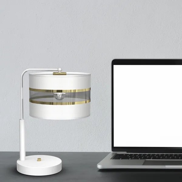 Lampă de masă ULTIMO 1xE27/6W/230V albă