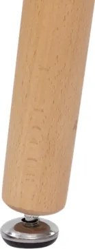 OFERTE Masă de sufragerie neagră BERGEN 120x80 cm II. calitate