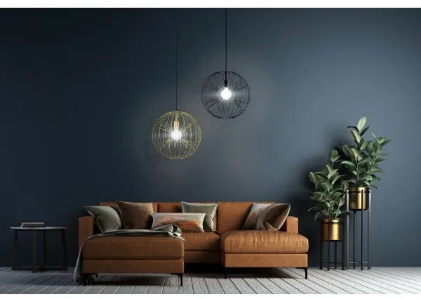 Eglo 98688 - Lustră pe cablu OKINZURI 1xE27/60W/230V