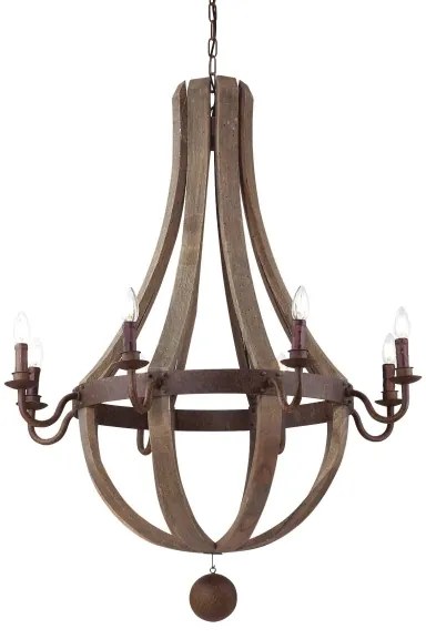 Lustră pe lanț Ideal Lux MILLENNIUM 8xE14/40W/230V