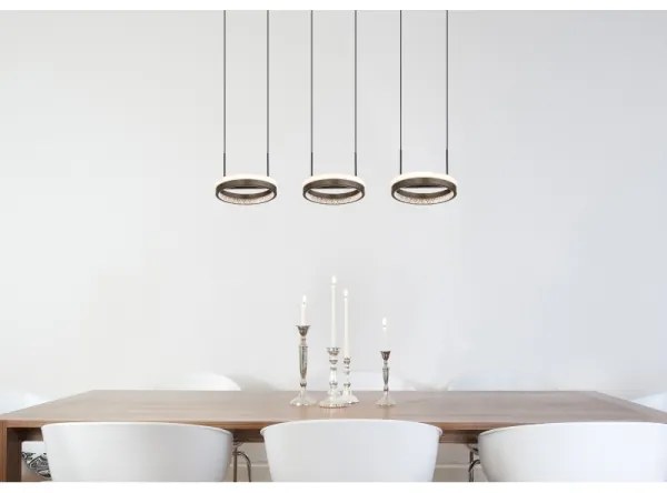 Globo 67179H2 - Lustră LED suspendată pe cablu DELLA, 40W, 230V, 3000/4000/6000K