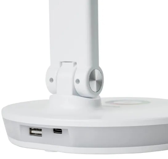 Lampă LED RGB reîncărcabilă de masă cu funcție de acumulator extern LED/12W/5V 2800-6000K alb