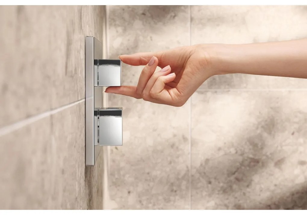 Grohe Precision Cube set de dus ascuns cu termostat da crom 34879000