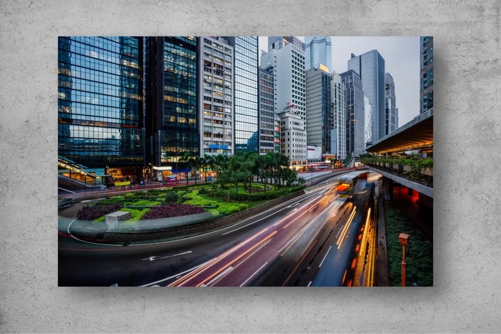 Tablou Canvas - Traficul din Hong Kong