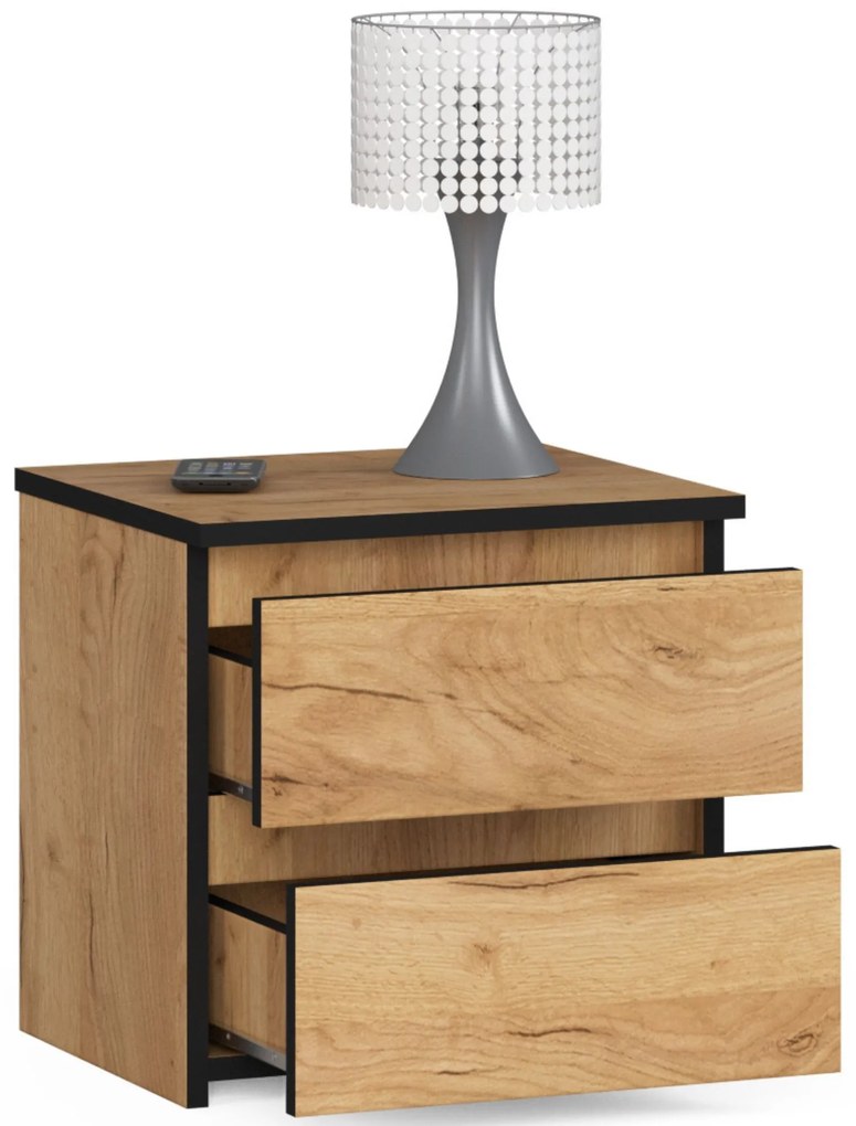 Noptieră Cleania CL2 (stejar craft). 1071292