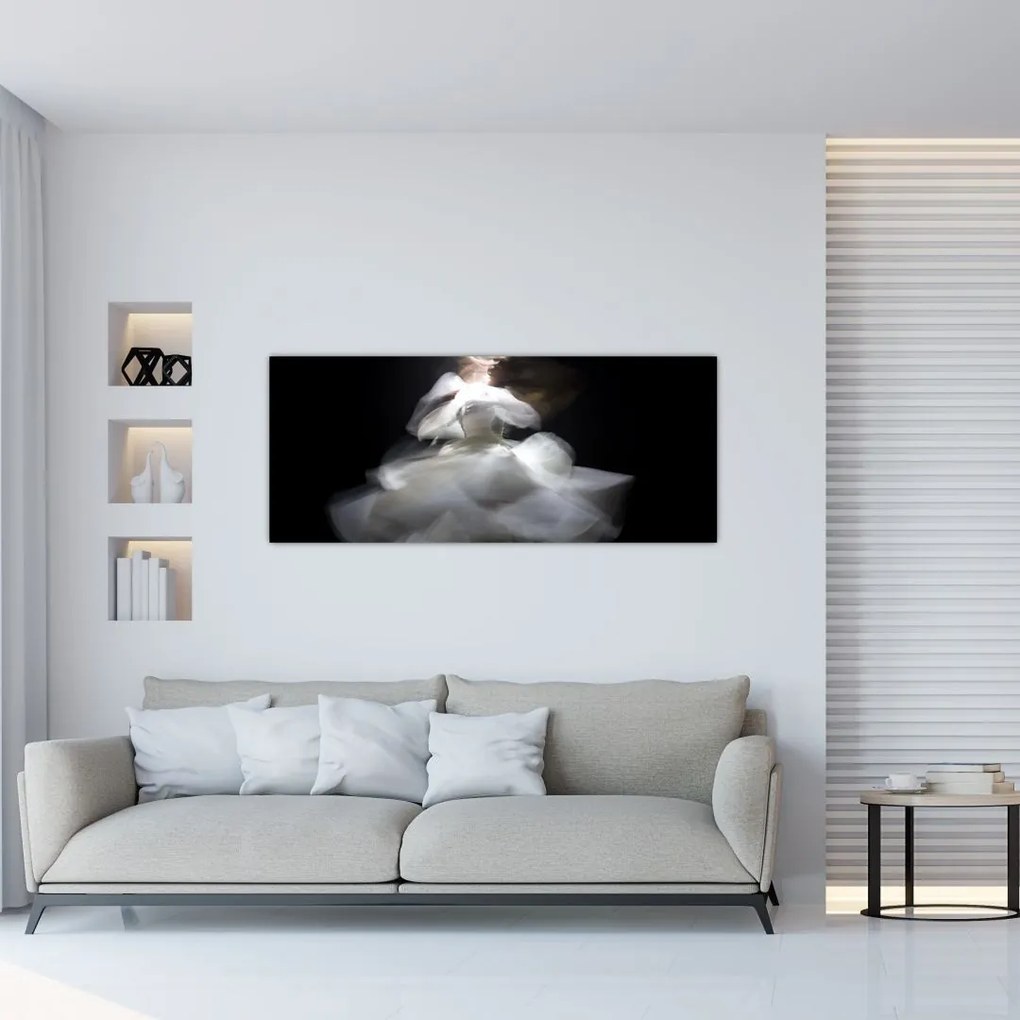 Tablou cu floare de lotus (120x50 cm)