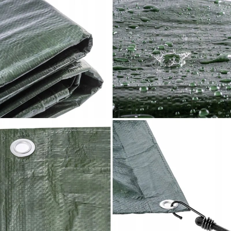 Prelată verde-argintie rezistentă la îngheţ 10m x 12m