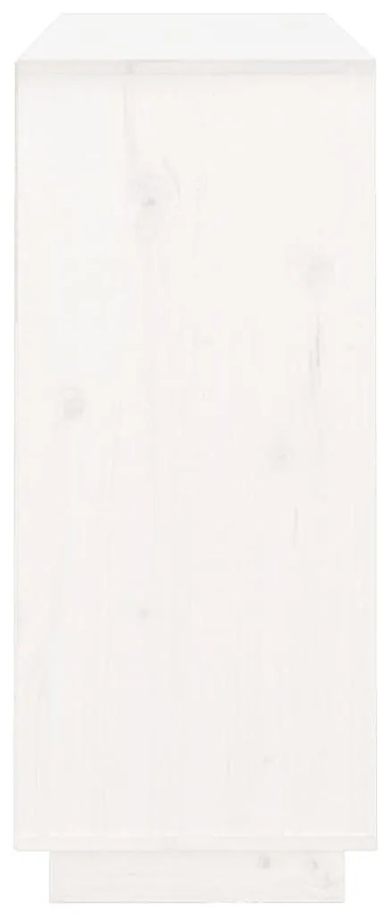 Servanta, alb, 104,5x34x80 cm, lemn masiv de pin 1, Alb