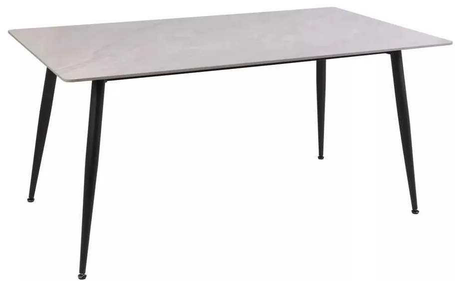 Masă de bucătărie Rion 130 x 70 cm, gri / negru