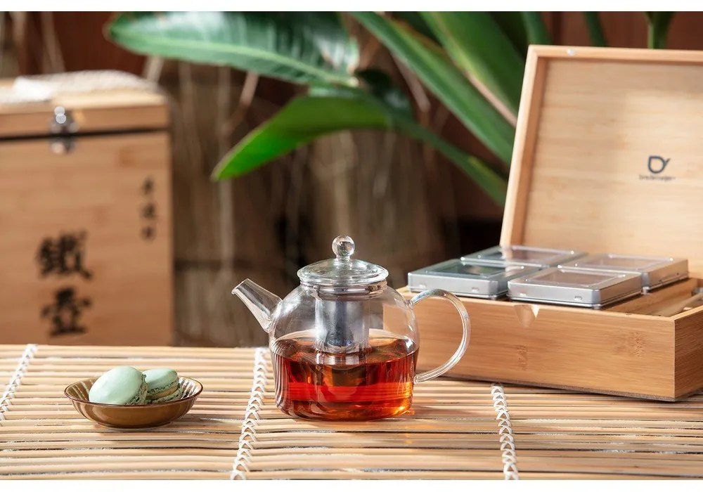 Ceainic din sticlă cu sită Bredemeijer Minuet Santhee, 500 ml