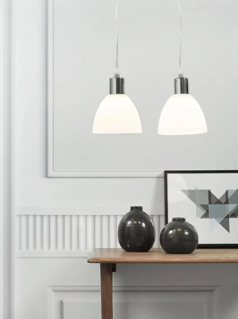 Set de 2 Pendule design modern minimalist Ray crom/alb 63233033 NL