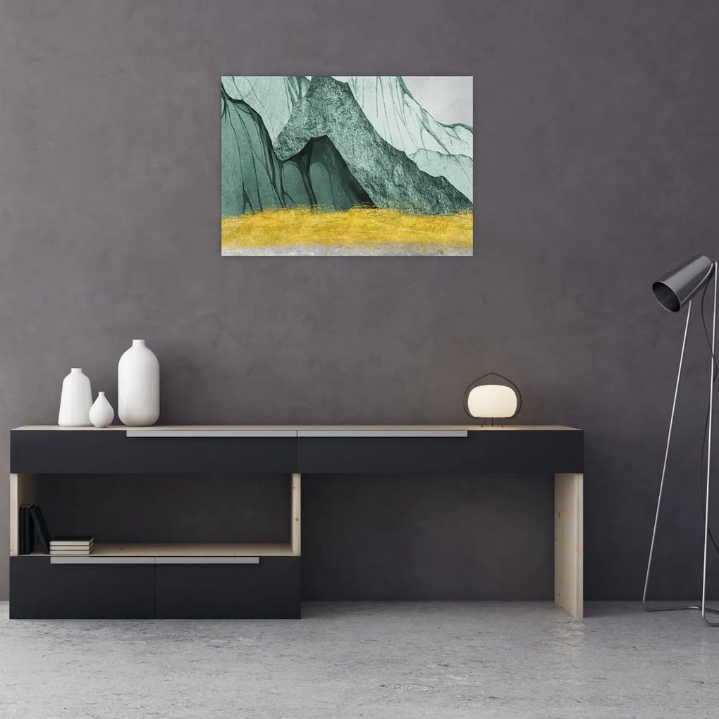 Tablou - Munții Smarald N⁰2 (70x50 cm)