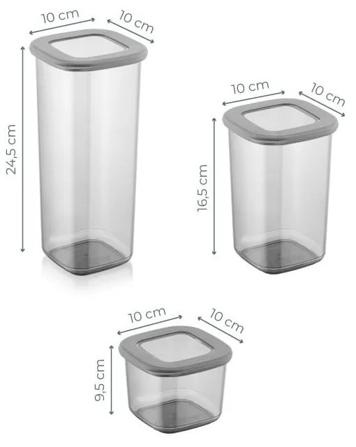 Recipiente 12 buc. pentru alimente Fresco – Hermia