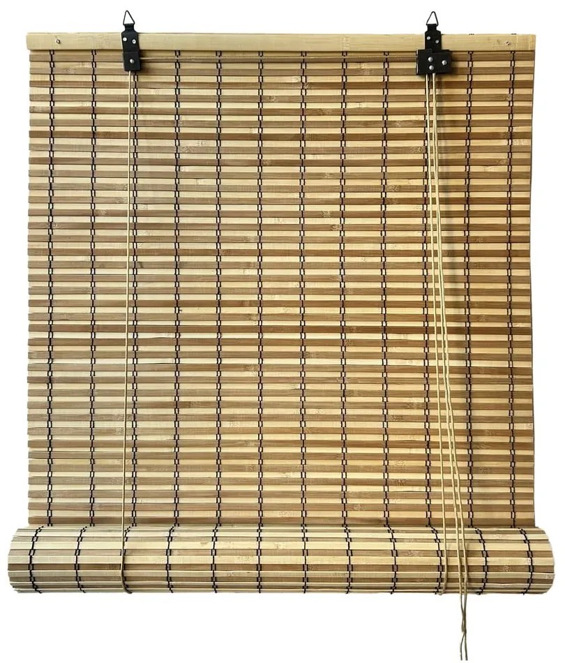 Jaluzea în culoare naturală din bambus 100x160 cm Java – Gardinia