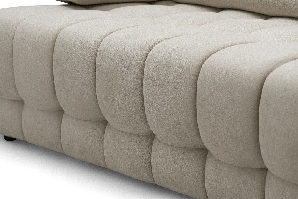 Canapea extensibilă Tuko cu ladă - bej țesătură Freya 210.03