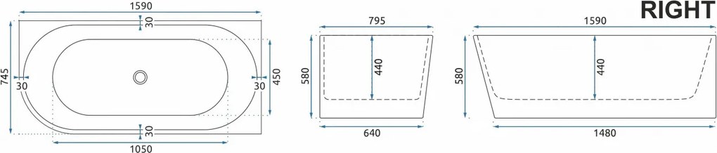Cada SYDNEY BELLANTO RIGHT 160cm