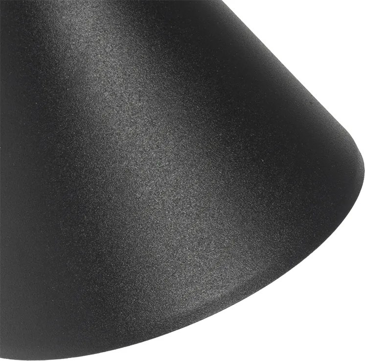 Lampa de perete exterioara moderna neagra IP44 reglabila - Ciara