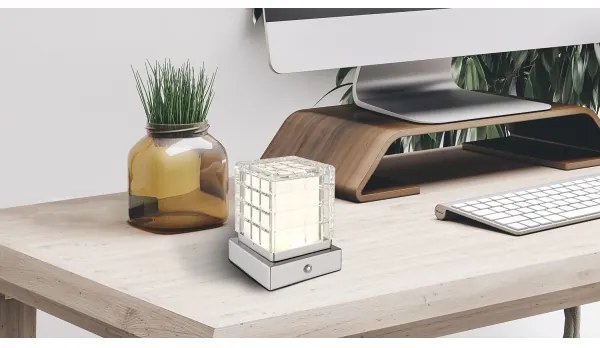 Globo 21009W - Lampă de birou LED LUNKI, dimabilă, 2,5W, 3,7V