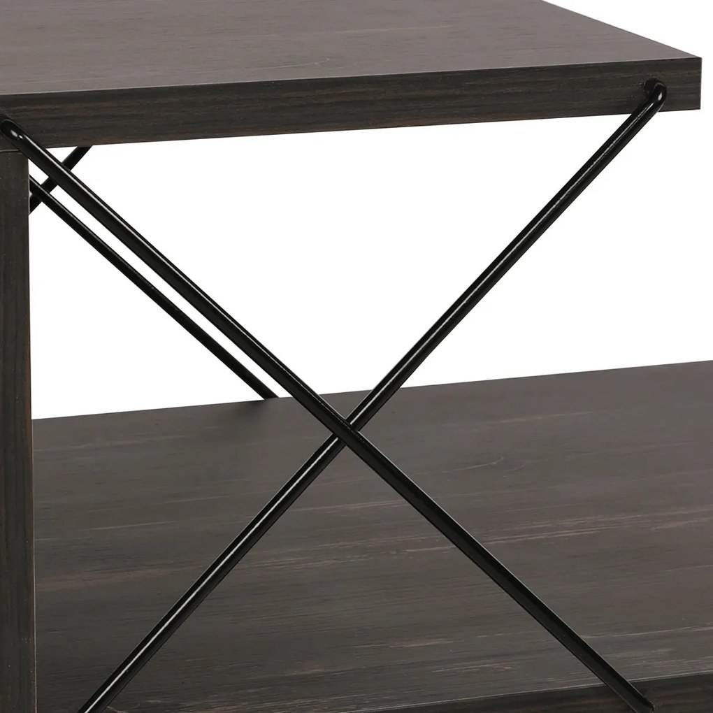 Măsuță de noptieră Cross Dark Brown