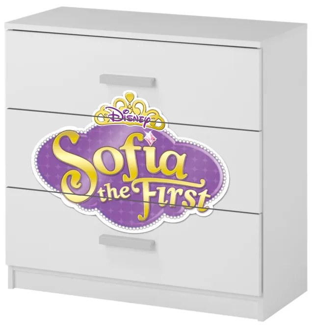 Comoda Printesa Sofia, 3 sertare