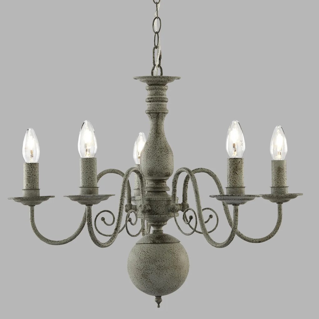 Lustra stil rustic Greythorne 5L 2265-5GY SRT