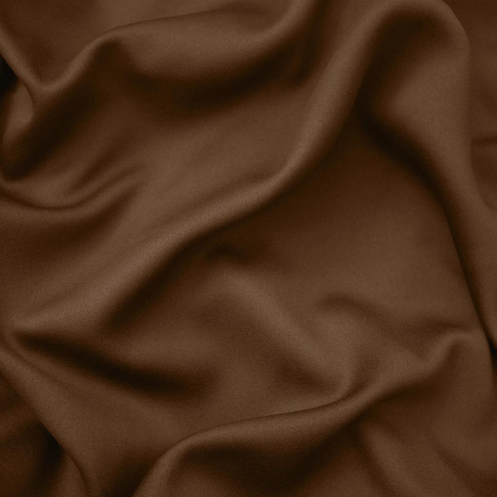 Goldea draperie blackout - bl-40 maro - lățime 270 cm 140x270 cm