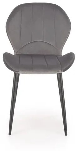Set 6 scaune K538 velvet gri